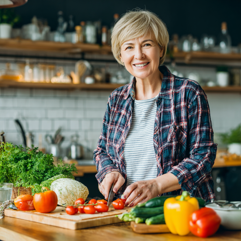 Active Ukrainian seniors and middle-aged adults exercising outdoors with water bottles, showing the importance of hydration during physical activity
